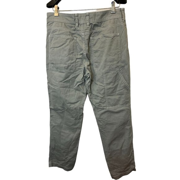 EVERLANE CARGO Pants Cotton Chino Khaki Gray Size 33/32 - Picture 8 of 8